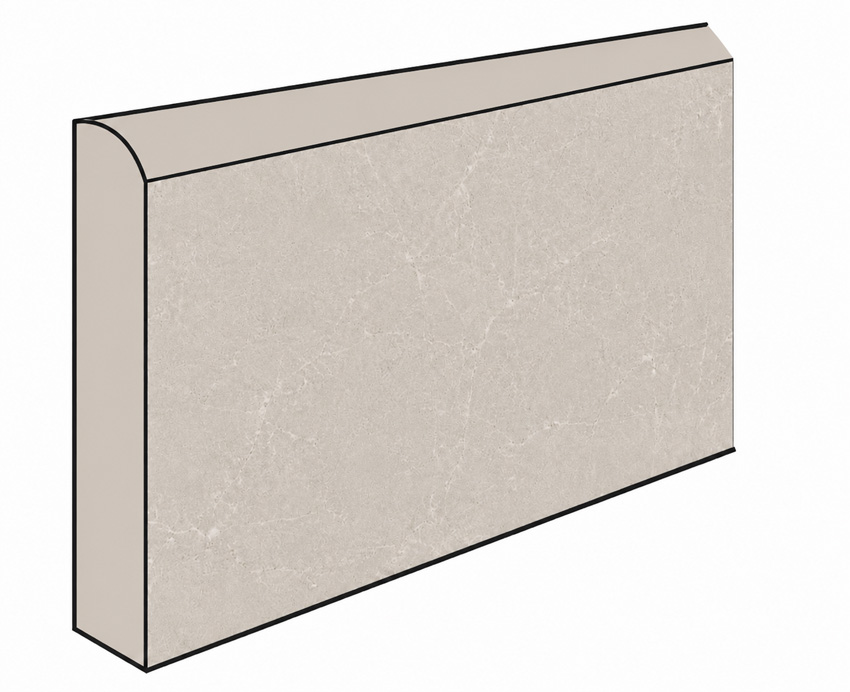 Plinthe Lessa Marmi blanc 7x60cm