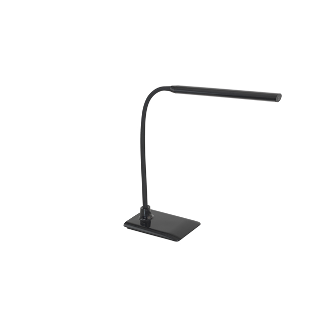Bureaulamp zwart LED lamp 3.5W 400 lumen met touchdimmer