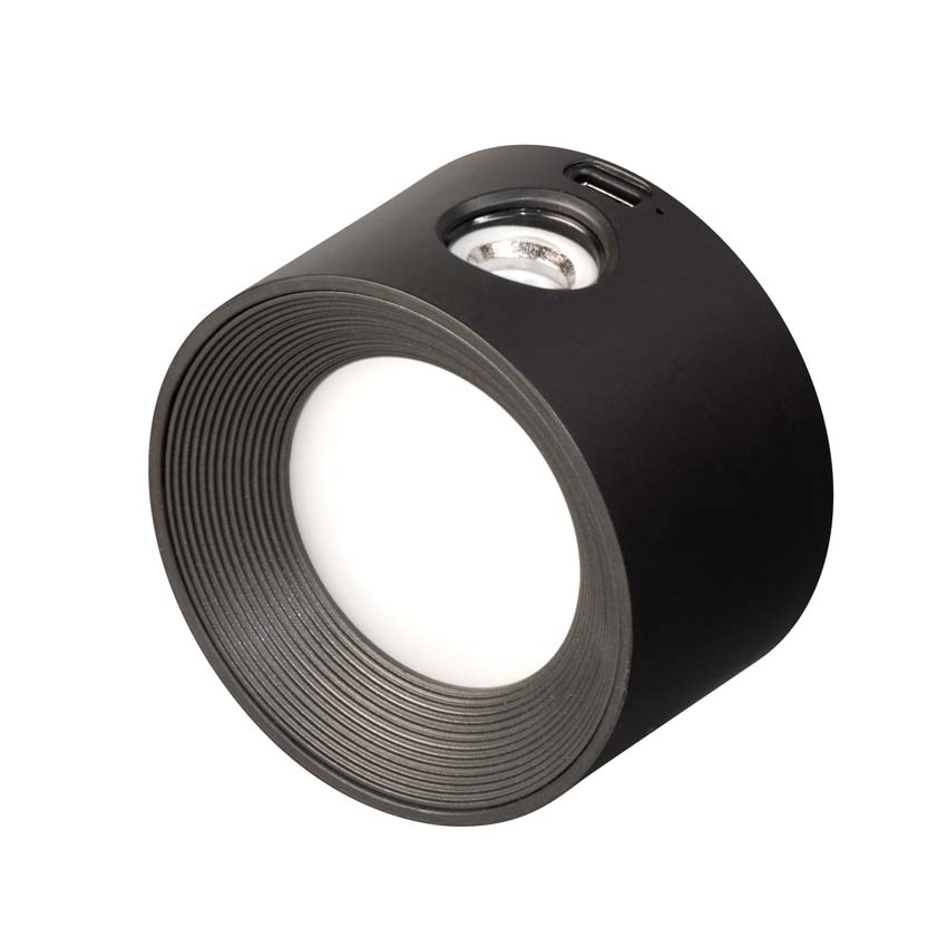 Mix&Match spotkop type B - zwart - 1.5W - 2700K/4000K/5700K - IP44 - met magneet