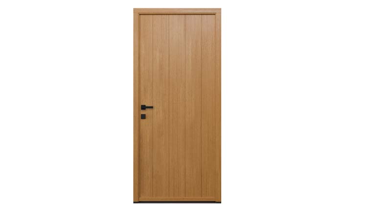 Houten buitendeur Duero meranti natuur 980x2180mm linkstrekkend
