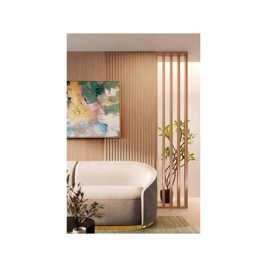 Profilé supérieur ou inférieur pour roomdivider Line up Divide chêne foncé 192,5cm