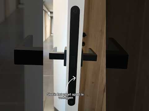 Bloc-porte Prof 78x201.5cm Palladium Blanc 80-105mm Droite