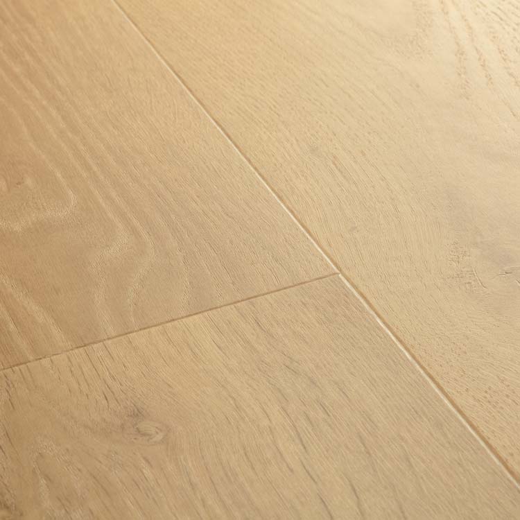 Sol vinyle Quick-Step Bloom planche 6mm chêne naturel élégant naturel 149,4x20,9cm avec sous-couche