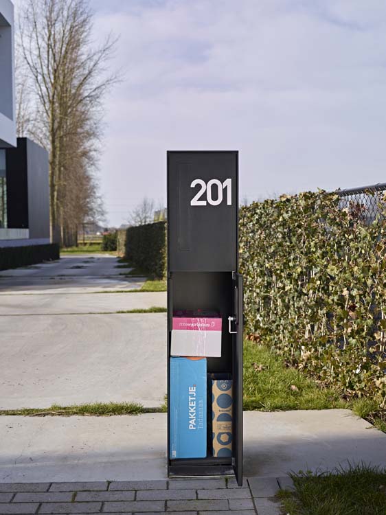 Boîte à colis ONZO (eSafe) Fenix Front noir