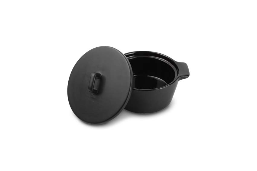 Ovenschaal mini Ardo zwart Ø10x5,5cm