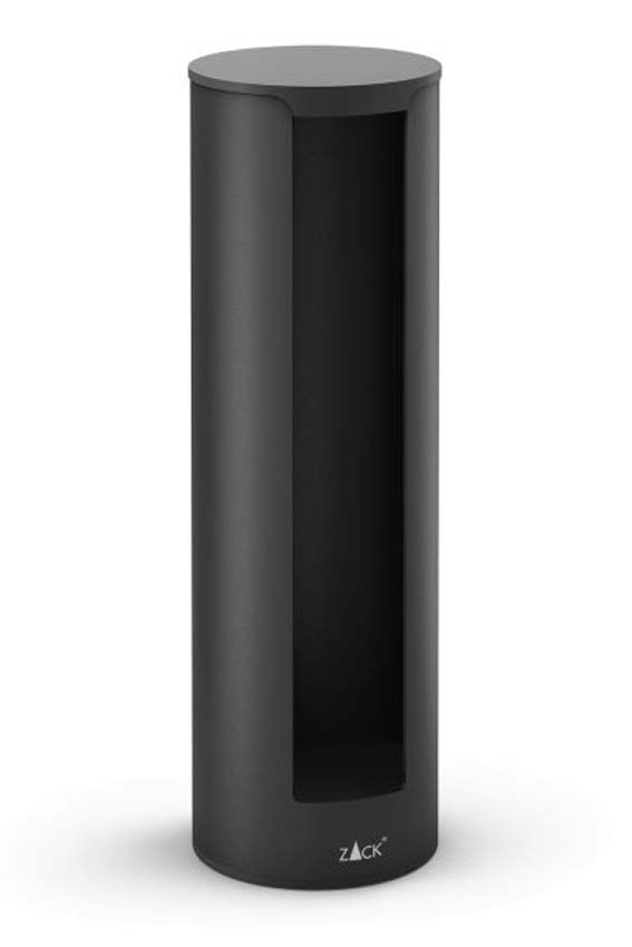 Wattenschijfjeshouder Zack Olomo zwart 20,3cm