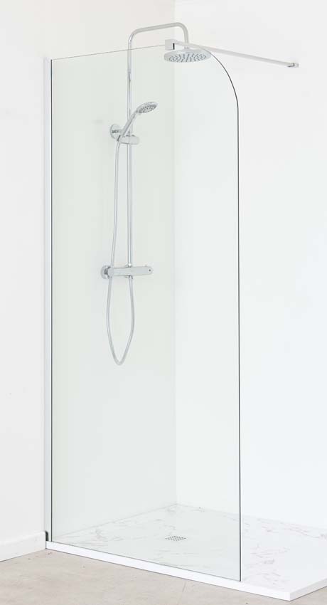 Douchewand Avery klaar glas 97x200cm