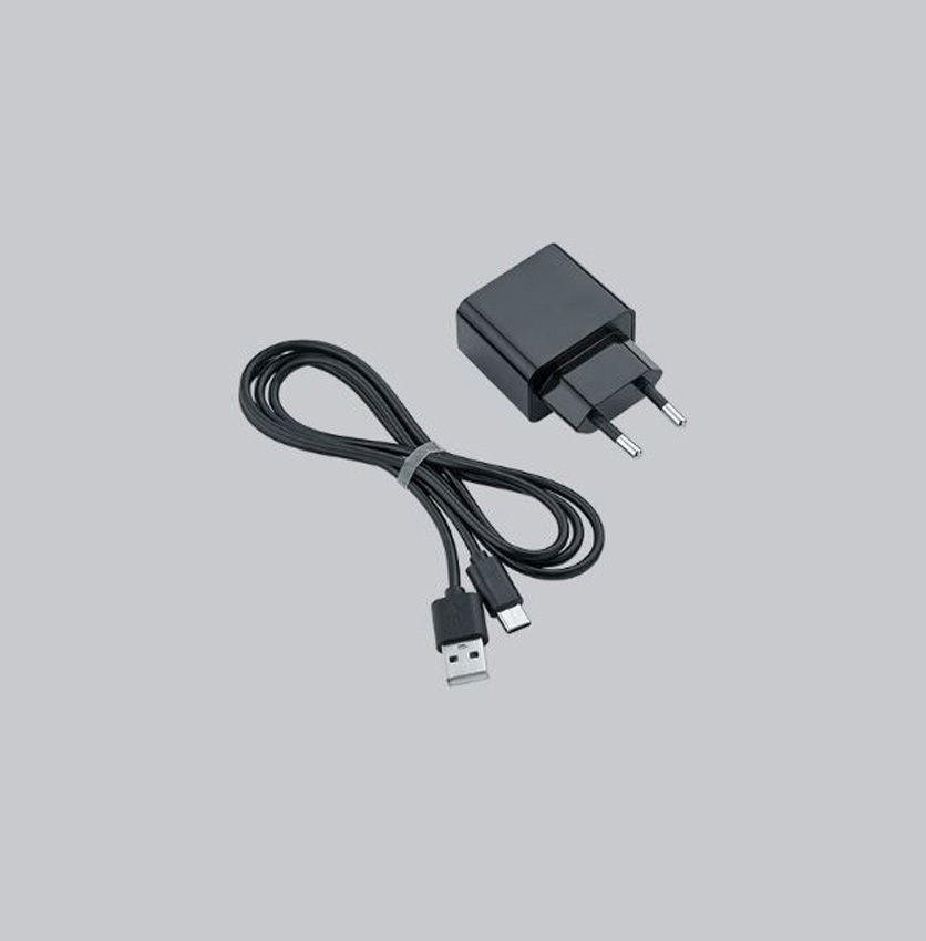 Lampe de bureau - noir - 20x12x36cm - dimmable - LED - 1x2W - 3000K - USB-C
