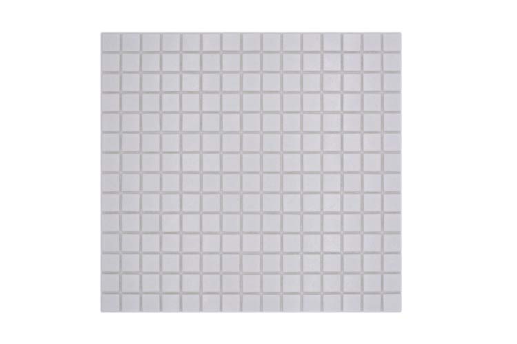 Mosaïque verre blanche 32,7 x 30,5 cm