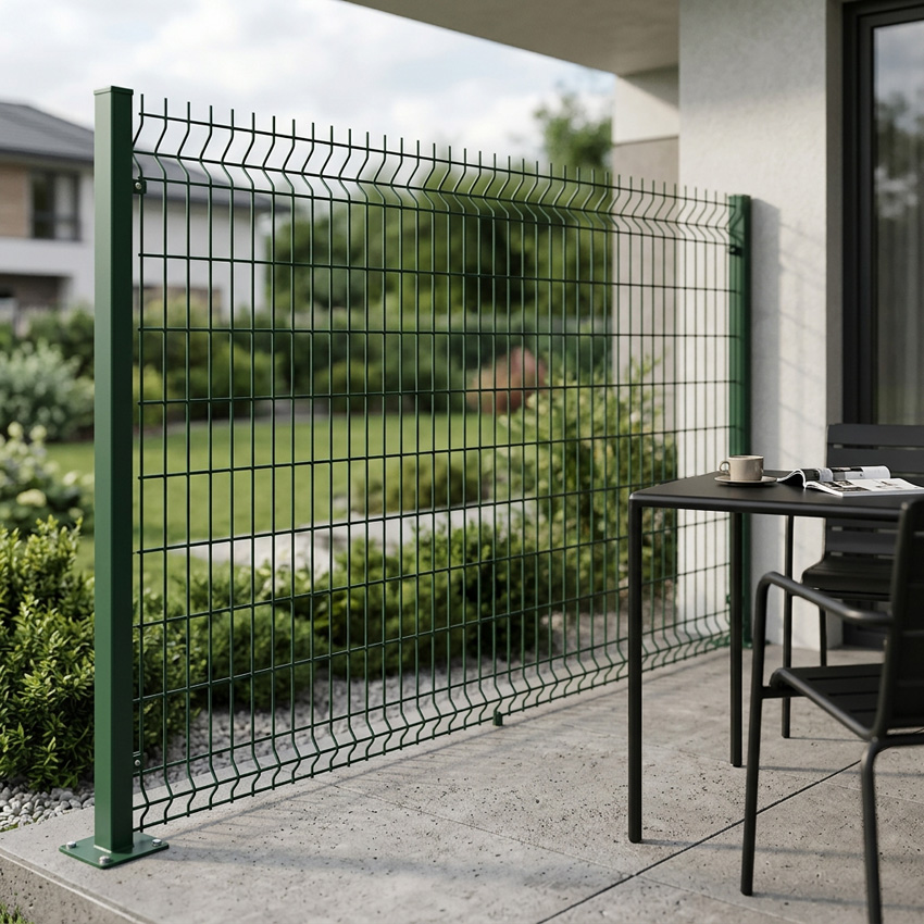 Draadpaneel groen (HxB) 123x200cm