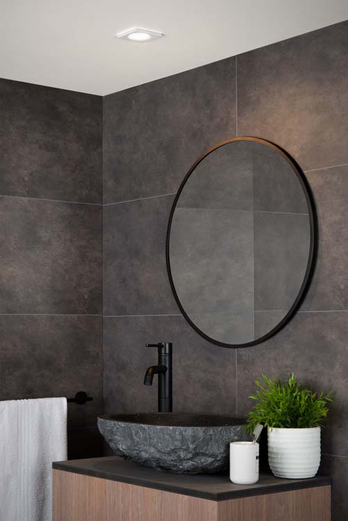 Inbouwspot badkamer - wit  - GU10 - 5W - IP44