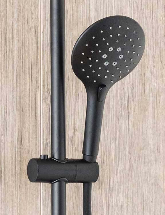 Colonne de douche Stallion thermostatique noir