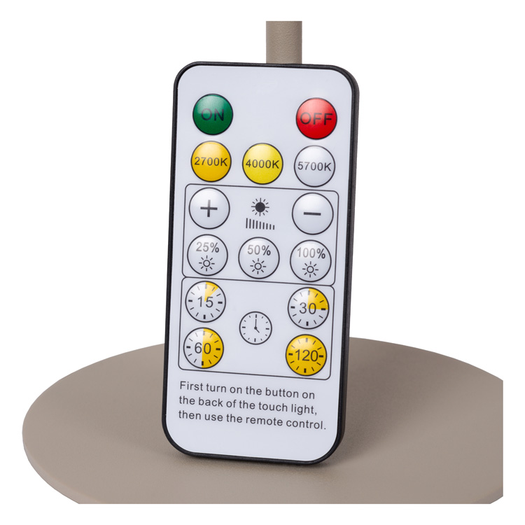 Bureaulamp - taupe - dimbaar - LED - 3,5W - 2700K/5700K