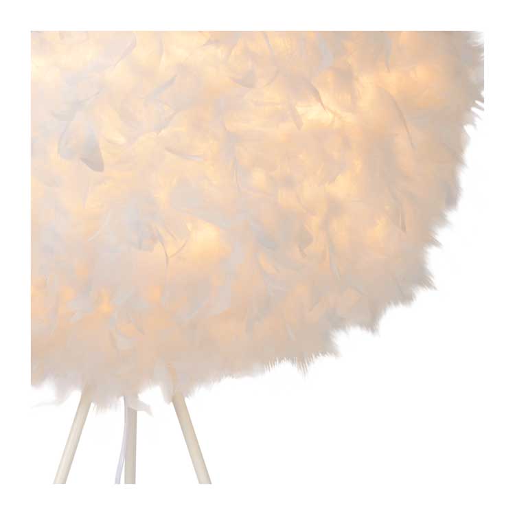 Lucide GOOSY SOFT - Vloerlamp - Ø 50 cm - E27 - Wit