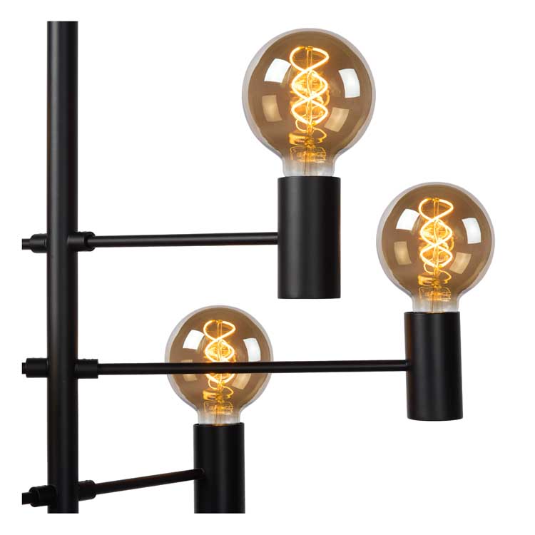 Lucide LEANNE - Hanglamp - Ø 65 cm - E27 - Zwart