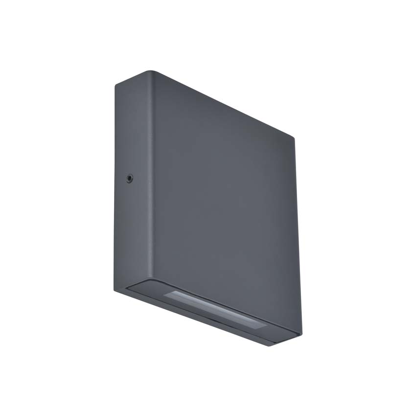 Applique murale d'extérieur Karo - Gris - 8.5W - 4000K - IP54
