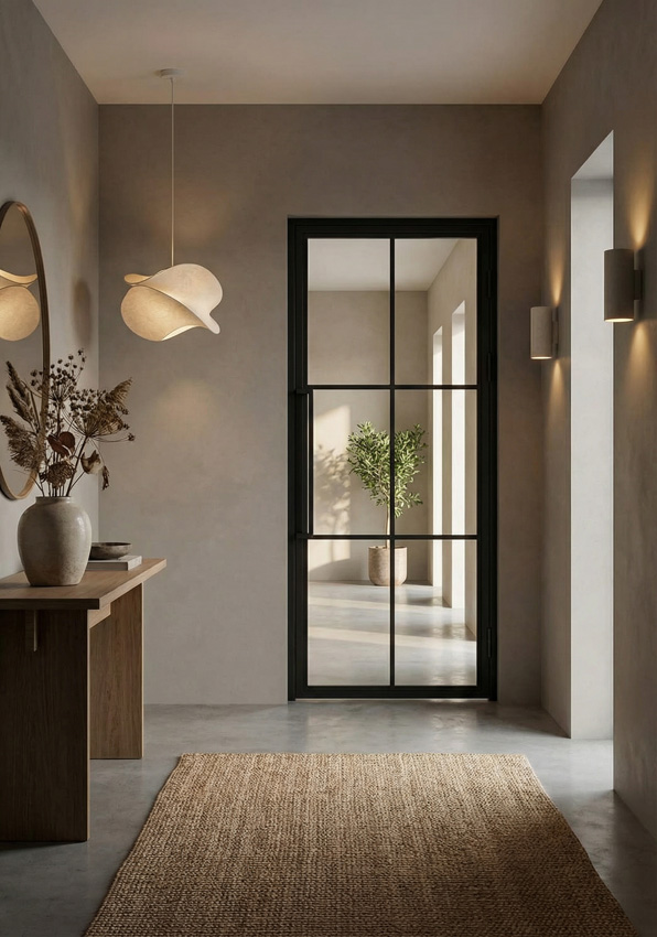 Porte intérieure Fer forgé 6W Tara 880 x 2040 mm Droite