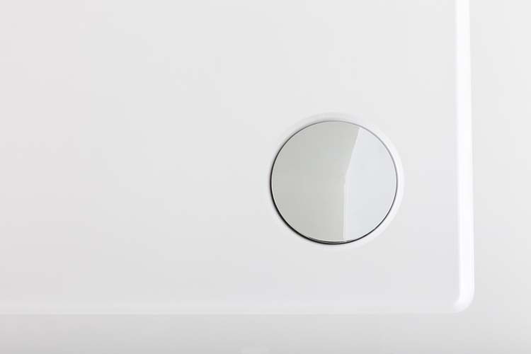 Douchebak Andy SMC mat wit 90x90cm