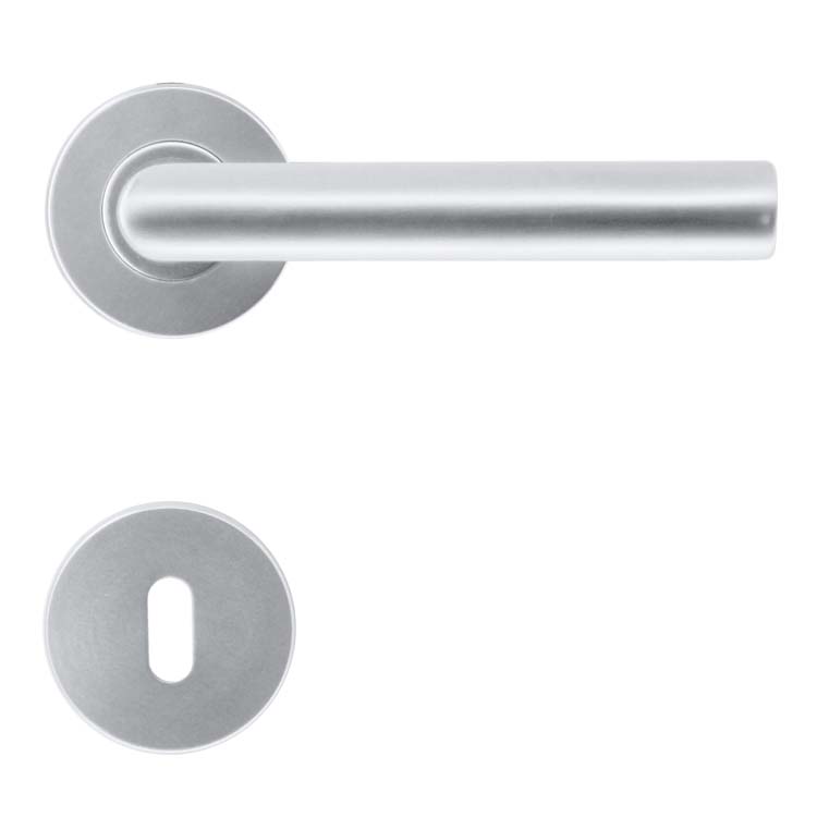 Poignée de porte pro belluno 19mm alu rosace barbe