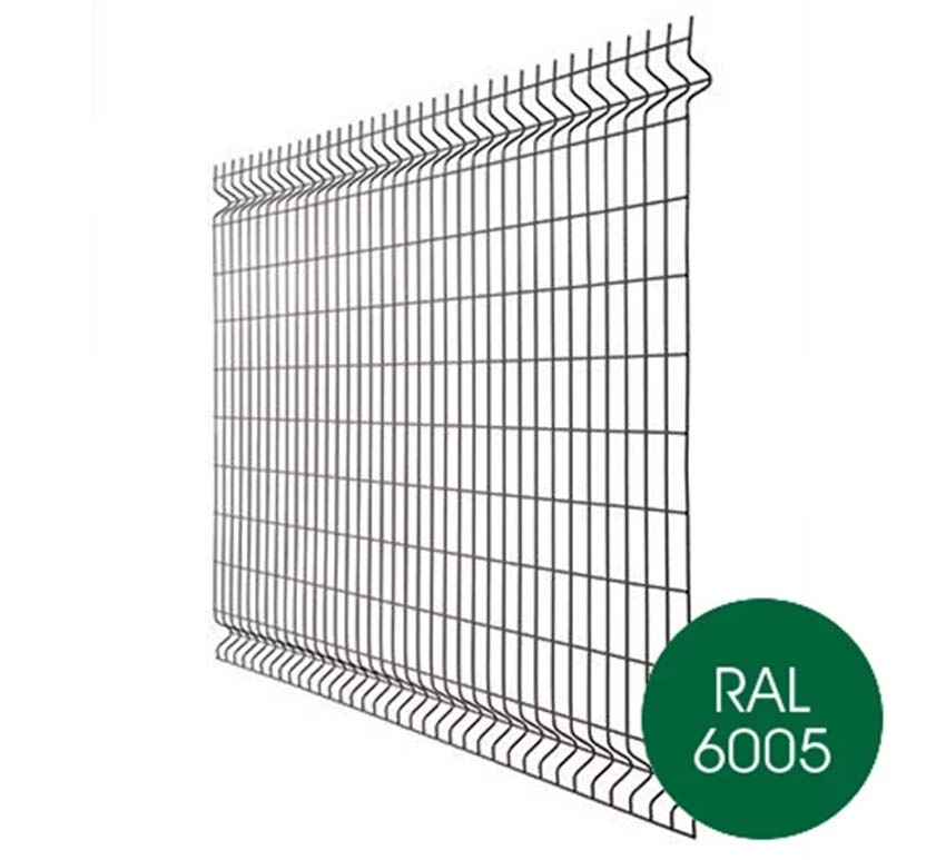 Grillage rigide RAL6005 (HxL) 123x200cm