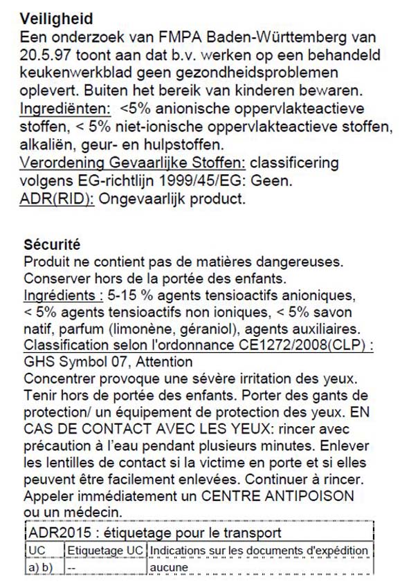 Lithofin MN Onderhoudsproduct blauwe steen 1 liter