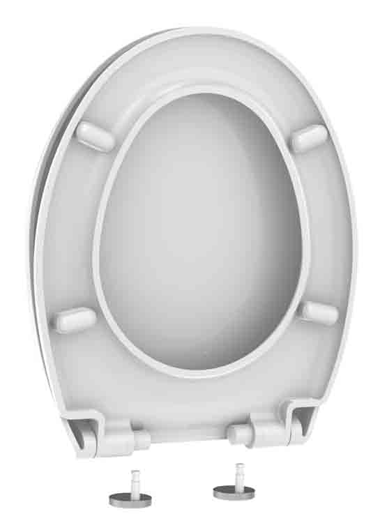 Siège de WC Boreo softclose blanc