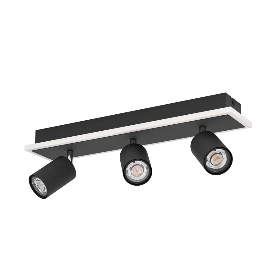Spot en saillie - Noir - Dimmable - LED - 3x20W - 3000K