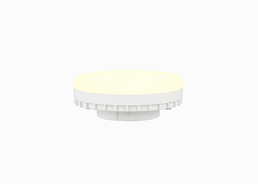 Led lamp - GX53 - wit - H2,8/Ø7,4cm - 3-staps dimbaar - 8W - 750lm - 2700K - 1 stuk