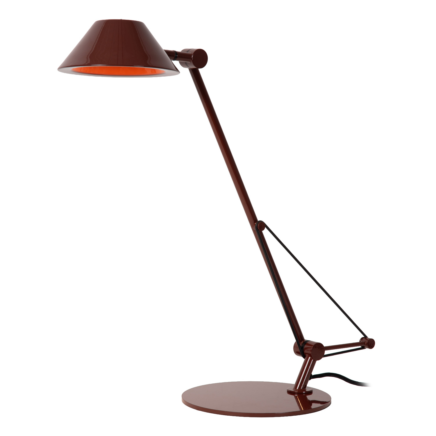 Bureaulamp - LED - 1X8W 3000K - Bordeaux