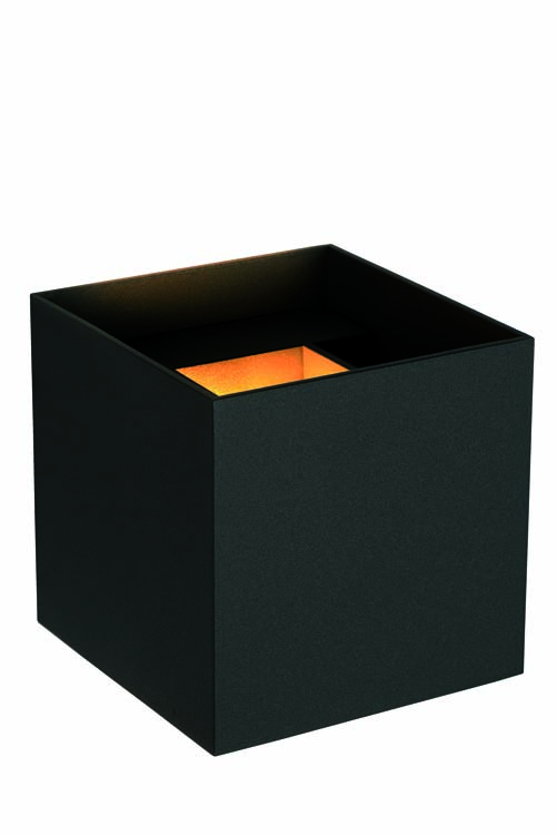 Wandspot badkamer - zwart - LED - 6W - 2700K - IP54