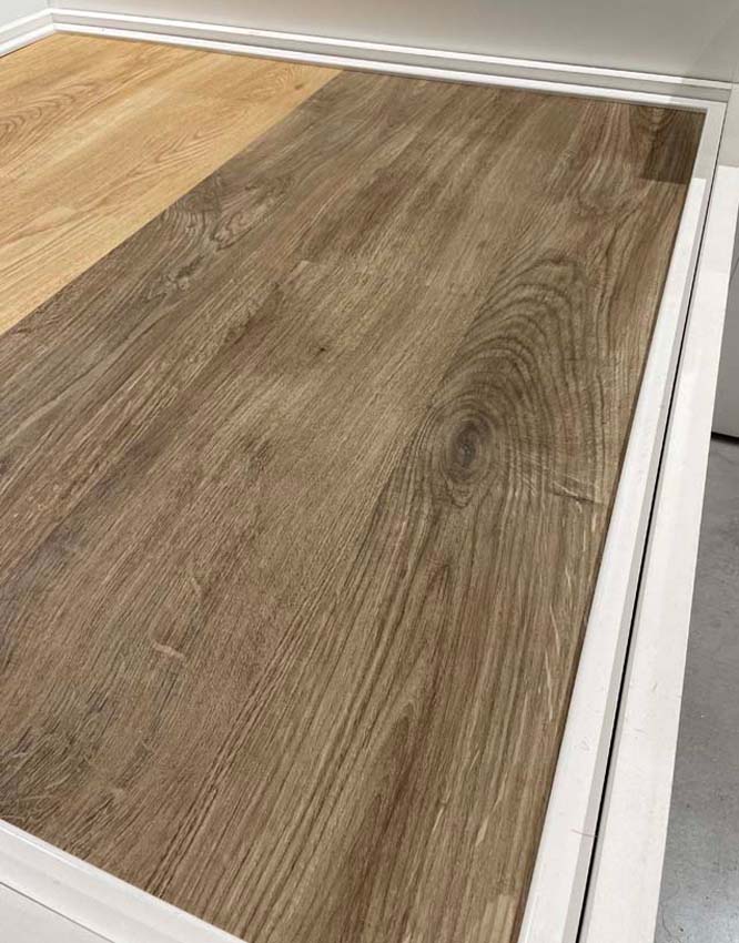 Sol vinyle Nantes lame chêne brun 3,8mm 132,6x20,4cm Sol vinyle Nantes lame chêne brun 3,8mm 132,6x20,4cm