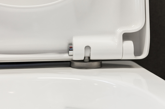 Hangtoilet Gary rimless wit verkort