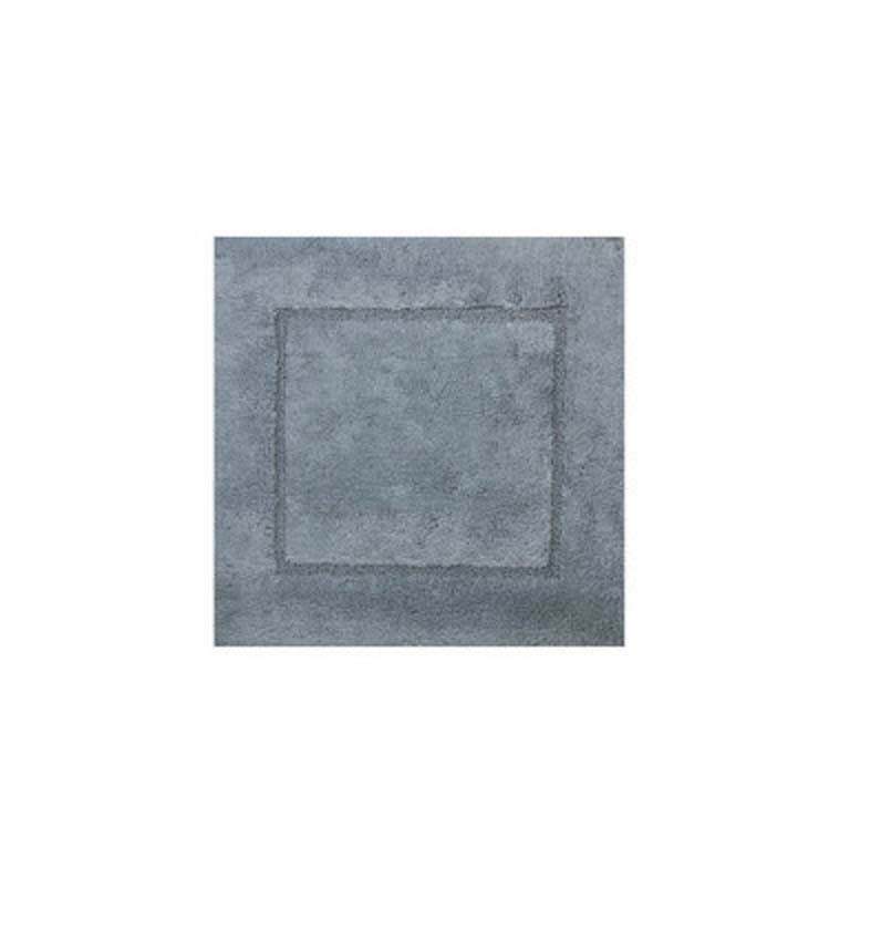 Tapis de bain Cosibel en coton gris 60x60cm