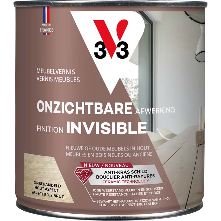 V33 onbehandeld hout effect meubel 0,5L