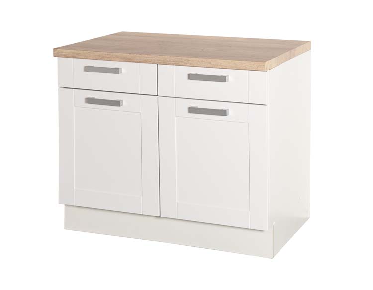 Keukenkast Njord onderkast wit 100x60cm