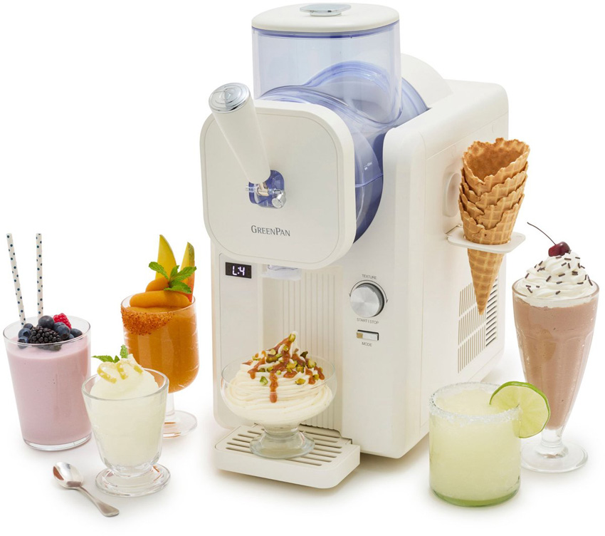 Machine à glace GreenPan Frost auto-réfrigérante crème 1,8L