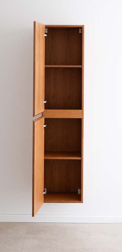 Armoire colonne Fior chêne suspendue 170x40x35cm