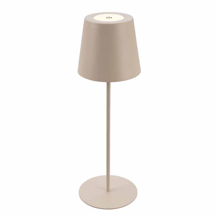 Lampe de table Averio - beige - hauteur réglable - dimmable - LED - 2.5W - 2700K - IP44 - USB