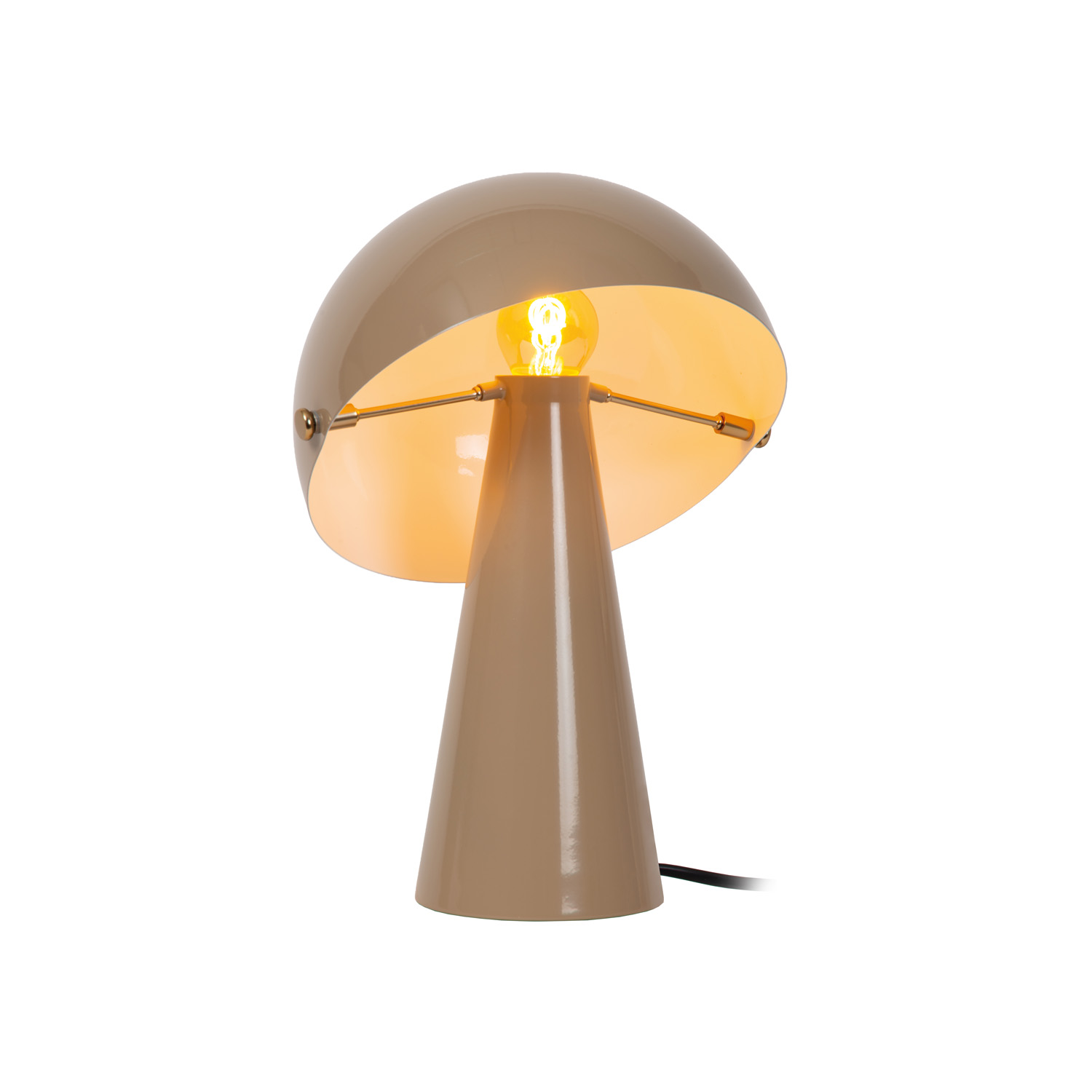 Tafellamp - Ø23cm - 1XE27 - Taupe
