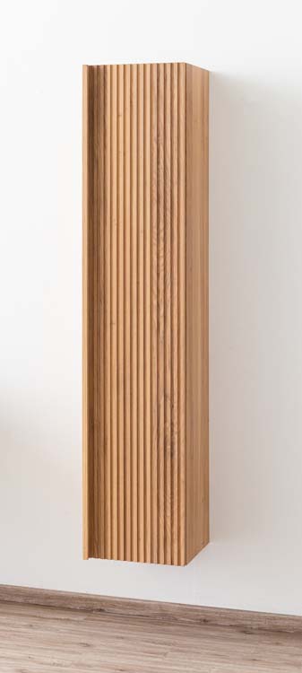 Armoire colonne Fiori chêne suspendue 170x35x32cm