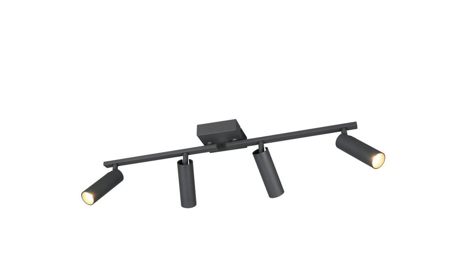 Spots en saillie - anthracite - 66x15x17cm - dimmable - 4xGU10 max. 5W