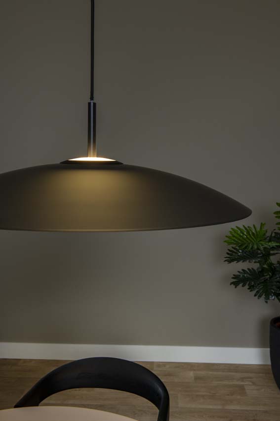 Lucide Premium MENGA - Suspension - Ø 60 cm - LED Dim. - 1x18,6W 2700K - Fumé