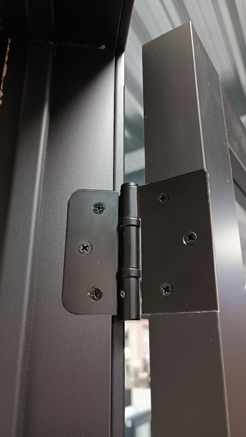 Complete deur 78cm steel look feeling 8R helder glas 201.5cm