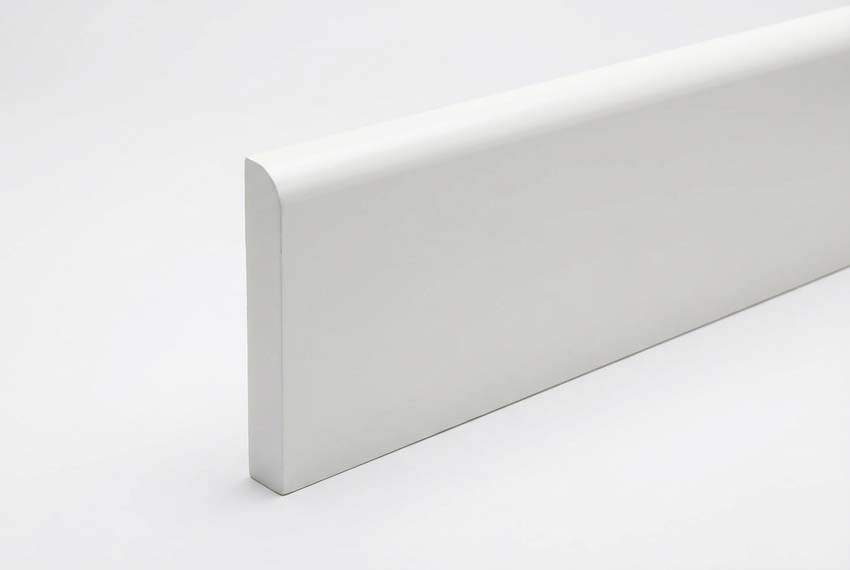 Plinthe MDF blanche 1,1x6,8x220cm
