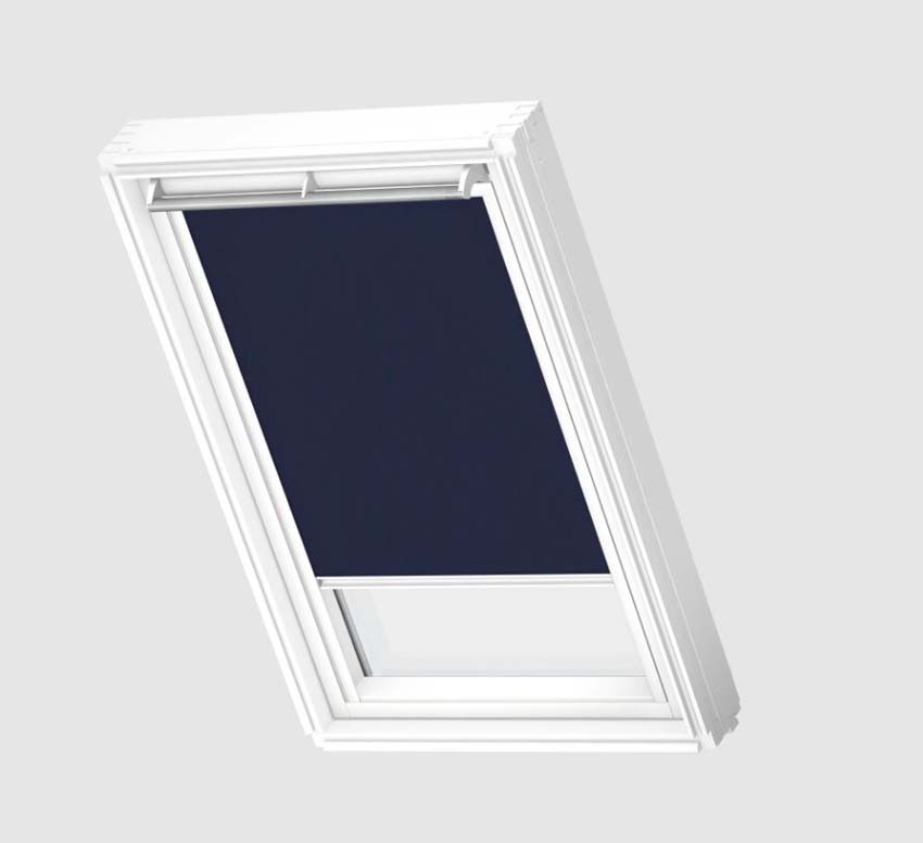 Store enrouleur Velux occultant à commande manuelle bleu foncé MK08 1100SWL