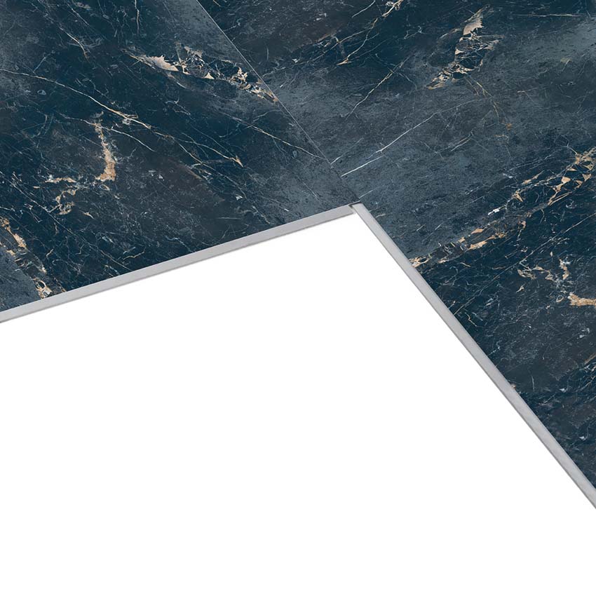 Wandpaneel Dumawall XL Mura gloss marmer blauw 90x260cm