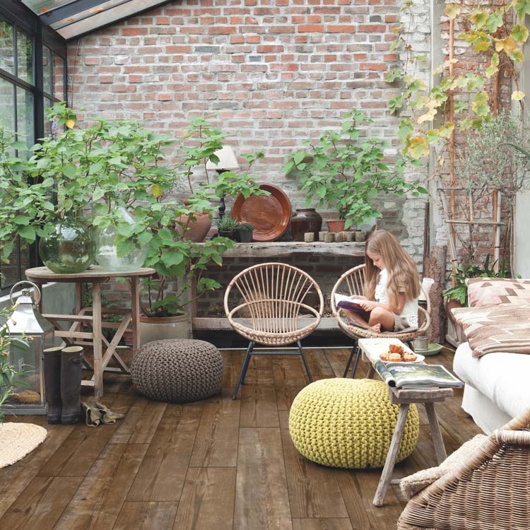 Vinyl vloer Quick-Step Bloom plank 6mm schemering den donkerbruin 149,4x20,9cm met ondervloer Vinyl vloer Quick-Step Bloom plank 6mm schemering den donkerbruin 149,4x20,9cm met ondervloer