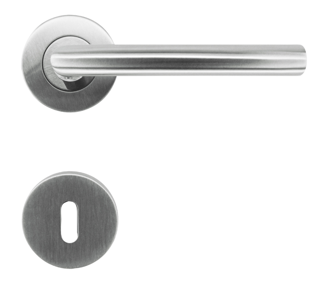 Deurklink pro inox Wals 16mm - 13cm