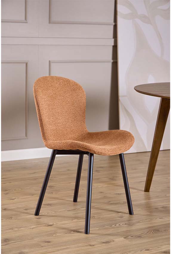 Chaise de salle à manger Aressi terracotta