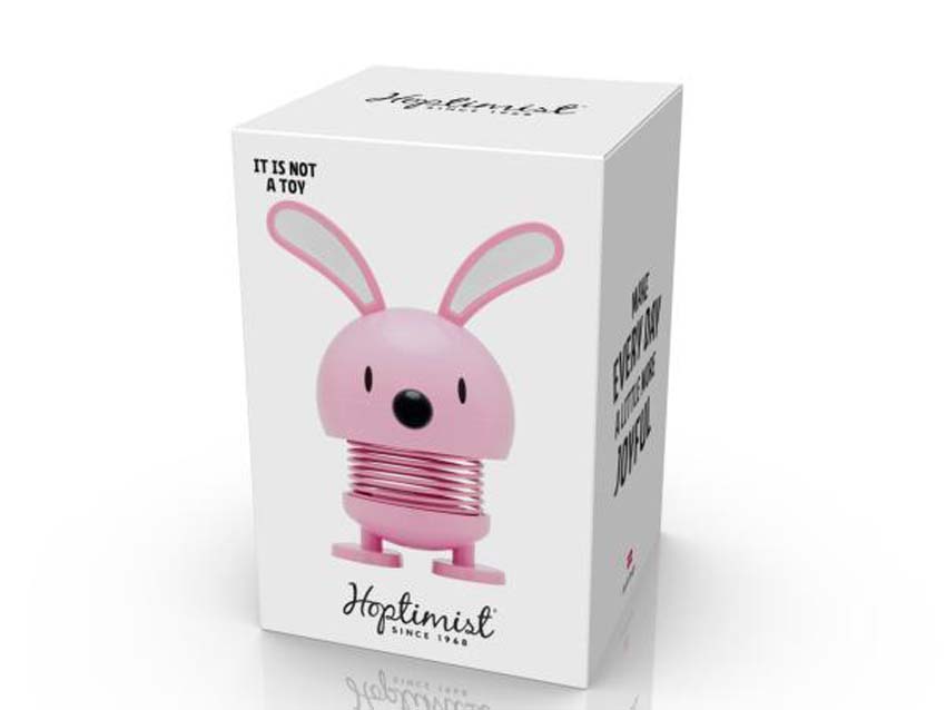 Hoptimist lapin rose
